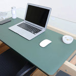 Multifunktionales Business Doppelseitiges PU Leder Mauspad Tastaturunterlage Schreibtischunterlage Computermatte, Größe: 80 x 40cm