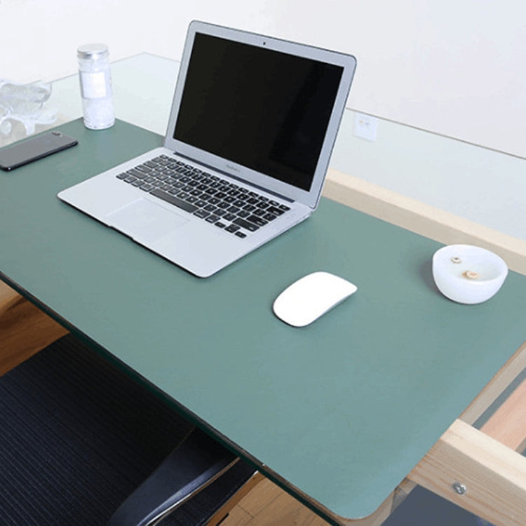 Multifunktionales Business Doppelseitiges PU Leder Mauspad Tastaturunterlage Schreibtischunterlage Computermatte, Größe: 80 x 40cm