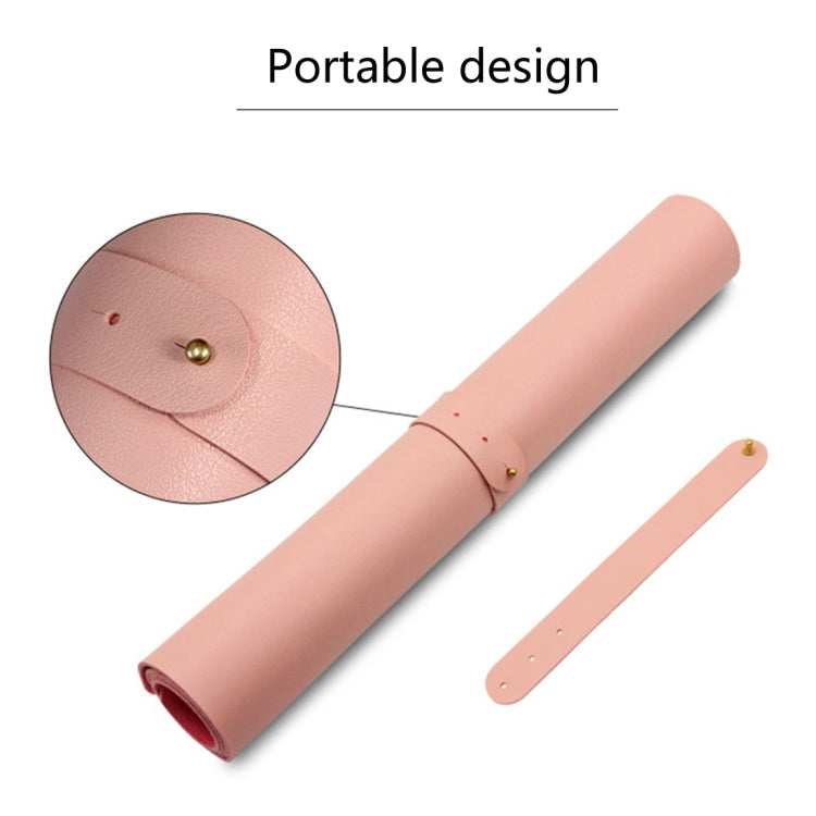 Multifunktionales Business PU-Leder Mauspad Tastaturunterlage Tischmatte Computertischmatte, Größe: 60 x 30 cm, Größe: 60 x 30 cm (Schwarz), Größe: 60 x 30 cm (Pink), Größe: 60 x 30 cm (Grün), Größe: 60 x 30 cm (Saphirblau), Größe: 60 x 30 cm (Babyblau)