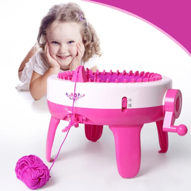 40 Nadeln DIY Kinder Strickmaschine Kinder Strickspielzeug