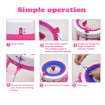 40 Nadeln DIY Kinder Strickmaschine Kinder Strickspielzeug