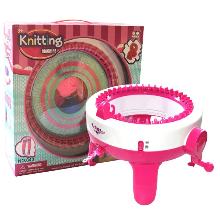 40 Nadeln DIY Kinder Strickmaschine Kinder Strickspielzeug