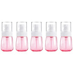 5 Stück auslaufsichere Reiseflaschen aus Kunststoff, tragbares Reisezubehör, kleine Flaschenbehälter, 30 ml