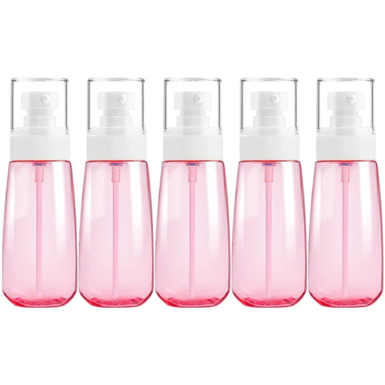 5 Stück auslaufsichere Reiseflaschen aus Kunststoff, tragbares Reisezubehör, kleine Flaschenbehälter, 100 ml