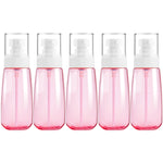 5 Stück auslaufsichere Reiseflaschen aus Kunststoff, tragbares Reisezubehör, kleine Flaschenbehälter, 100 ml