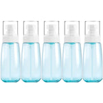 5 Stück auslaufsichere Reiseflaschen aus Kunststoff, tragbares Reisezubehör, kleine Flaschenbehälter, 100 ml