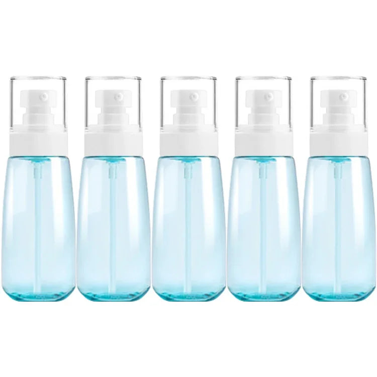5 Stück auslaufsichere Reiseflaschen aus Kunststoff, tragbares Reisezubehör, kleine Flaschenbehälter, 100 ml