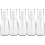 5 Stück auslaufsichere Reiseflaschen aus Kunststoff, tragbares Reisezubehör, kleine Flaschenbehälter, 100 ml
