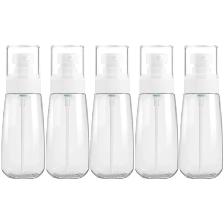 5 Stück auslaufsichere Reiseflaschen aus Kunststoff, tragbares Reisezubehör, kleine Flaschenbehälter, 100 ml