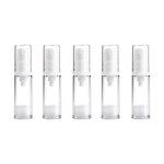5 Stück tragbare, luftdichte Vakuum-Pumpflaschen für feinen Parfümnebel, 5 ml, 5 ml