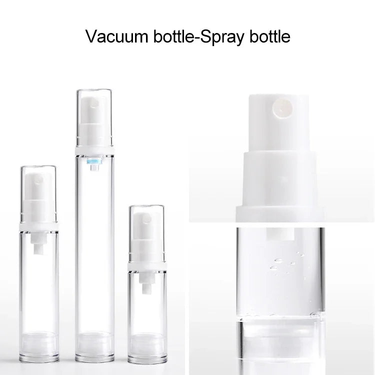 5 Stück tragbare, luftdichte Vakuum-Pumpflaschen für feinen Parfümnebel, 10 ml, 10 ml