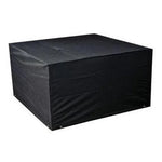 UV-beständige, wasserdichte und staubdichte Schutzhülle aus 210D Oxford-Gewebe für Klapptische und Stühle im Außenbereich, Größe: 213 x 132 x 74 cm (Schwarz), Größe: 213 x 132 x 74 cm