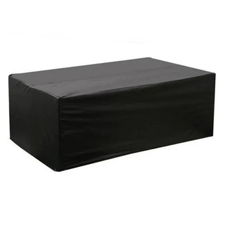 Anti-UV Waterproof Dust-proof 210D Oxford Cloth Folding Table Chairs Protective Cover Outdoor Furniture Set Cover, Size: 270*180*89cm(Black), Size: 270*180*89cm