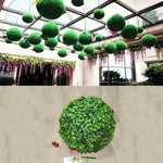 Künstliche Aglaia Odorata Pflanzenkugel Topiary Hochzeit Event Heim Outdoor Dekoration Hängendes Ornament, Durchmesser: 22 cm, 22 cm