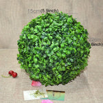 Künstliche Aglaia Odorata Pflanzenkugel Topiary Hochzeit Event Heim Outdoor Dekoration Hängendes Ornament, Durchmesser: 22 cm, 22 cm
