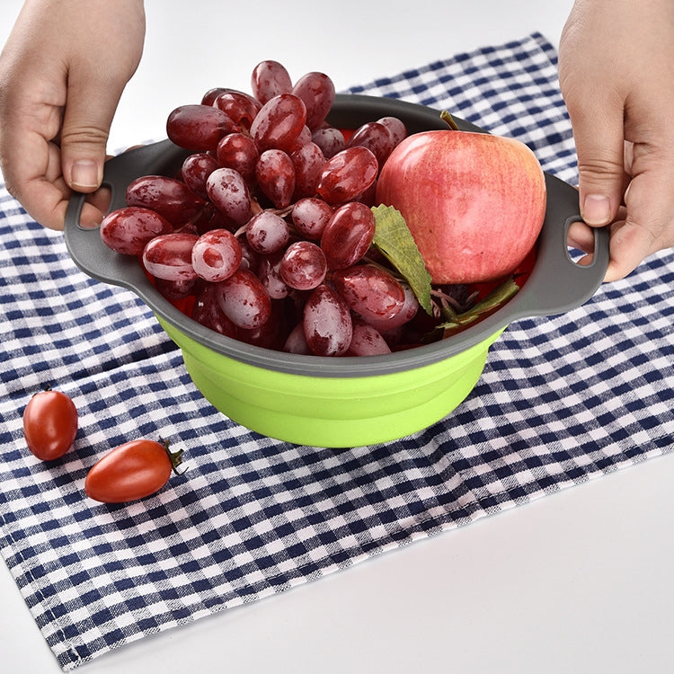 Kreativer Klappbarer Obst- und Gemüseaufbewahrungskorb Abtropfkorb, L, Größe: 29.5*23.5*10cm, Größe: L
