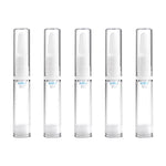 5 Stück durchsichtige, leere, tragbare, wiederbefüllbare Kunststoff-Pumpflaschen für unterwegs, 10 ml, 10 ml