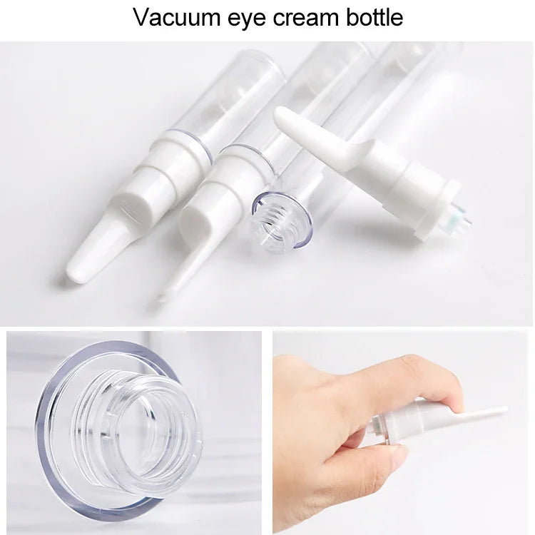 5 Stück durchsichtige, leere, tragbare, wiederbefüllbare Kunststoff-Pumpflaschen für unterwegs, 5 ml, 5 ml
