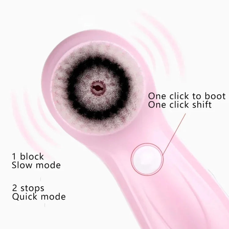 1.2W USB-Ladung Elektronisches Reinigungs-Gesichtsschönheitsinstrument Poren Nasen-Mitesser-Gesichtsreinigungsbürste, 6-in-1