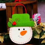 Kreativer Cartoon-Weihnachtsschmuck im neuen Stil, Weihnachtsmann-Geschenktasche, Vliesstoff-Apfel-Geschenktaschen