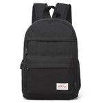 Universeller multifunktionaler Canvas-Rucksack für Laptop-Computer, Schultertasche für Studenten, passend für 13-15 Zoll, Größe: 36x25x10cm