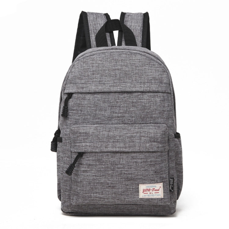 Universeller multifunktionaler Canvas-Rucksack für Laptop-Computer, Schultertasche für Studenten, passend für 13-15 Zoll, Größe: 36x25x10cm