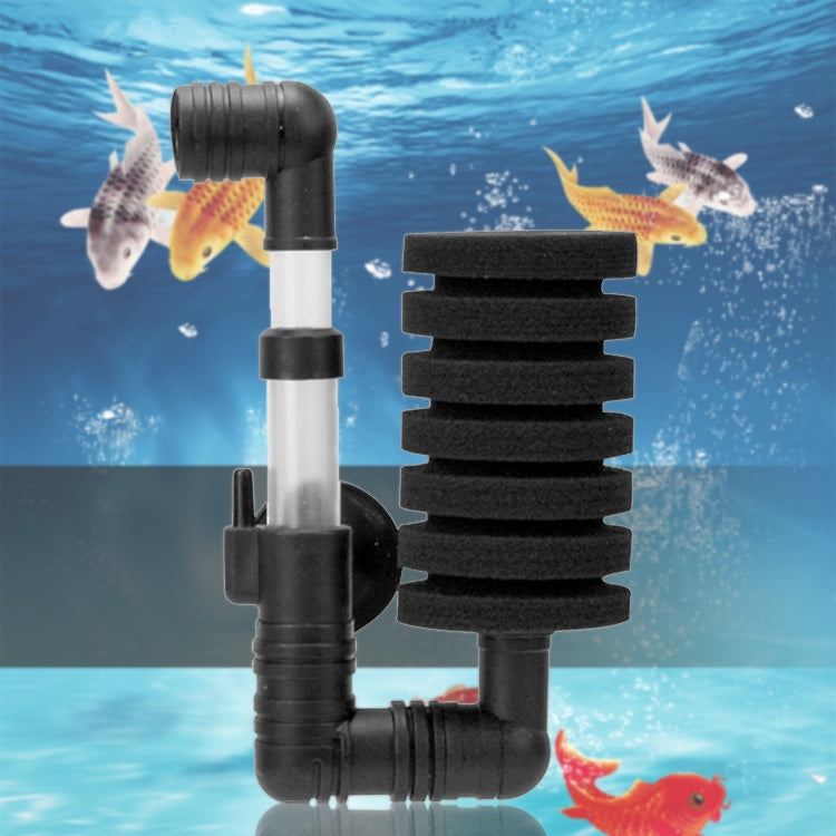 Wandmontiertes Aquarium Mini Doppelköpfiger Pneumatischer Geräuscharmer Biochemischer Baumwollfilter, HC7149A, HC7149B, HC7149C, HC7149D