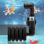 Wandmontiertes Aquarium Mini Doppelköpfiger Pneumatischer Geräuscharmer Biochemischer Baumwollfilter, HC7149A, HC7149B, HC7149C, HC7149D
