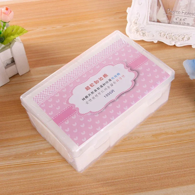 1000 Stück weiche, dünne Make-up-Pads aus Baumwolle für das Gesicht