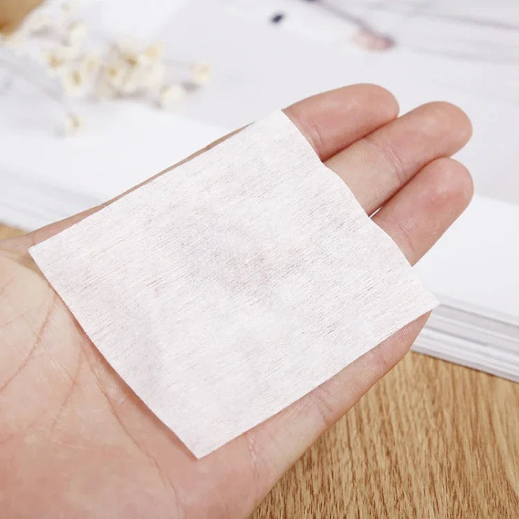 25er-Packung Einweg-Make-up-Pads aus weicher, dünner Baumwolle, Kartonverpackung