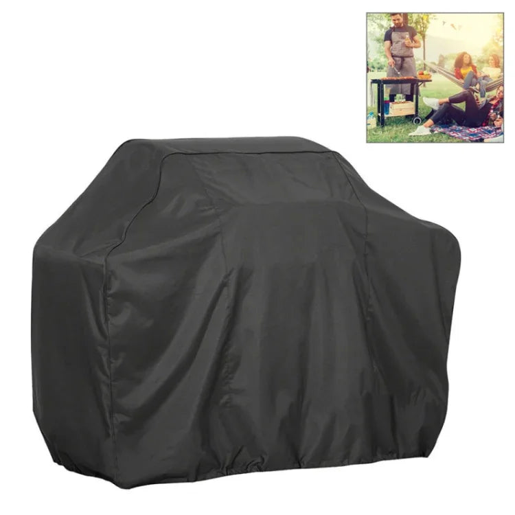 Outdoor Anti-UV Waterproof Dust-proof 210D Oxford Cloth BBQ Square Protective Bag Charcoal Barbeque Grill Cover, Size: 170x61x117cm, Size: 170x61x117cm