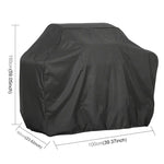 Outdoor-Grillabdeckung aus 210D Oxford-Gewebe, UV-beständig, wasserdicht und staubdicht, quadratisch, Größe: 100 x 60 x 150 cm