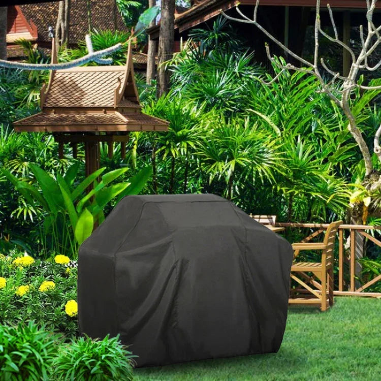 Quadratische Schutzhülle für Holzkohlegrills aus 210D Oxford-Gewebe, UV-beständig, wasserdicht und staubdicht, Größe: 145 x 61 x 117 cm