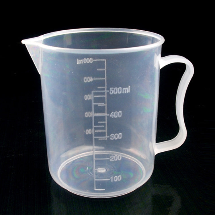 500 ml PP-Kunststoffbecher, dünnwandig, digitaler Messbecher, Zylinderskala, Messglas, Laborwerkzeuge, 500 ml Messbecher