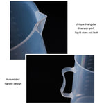 10 St. 250ml PP-Kunststoff-Flasche in Lebensmittelqualität, digitaler Messbecher, Zylinderskala, Messglas, Laborwerkzeuge, 250ml