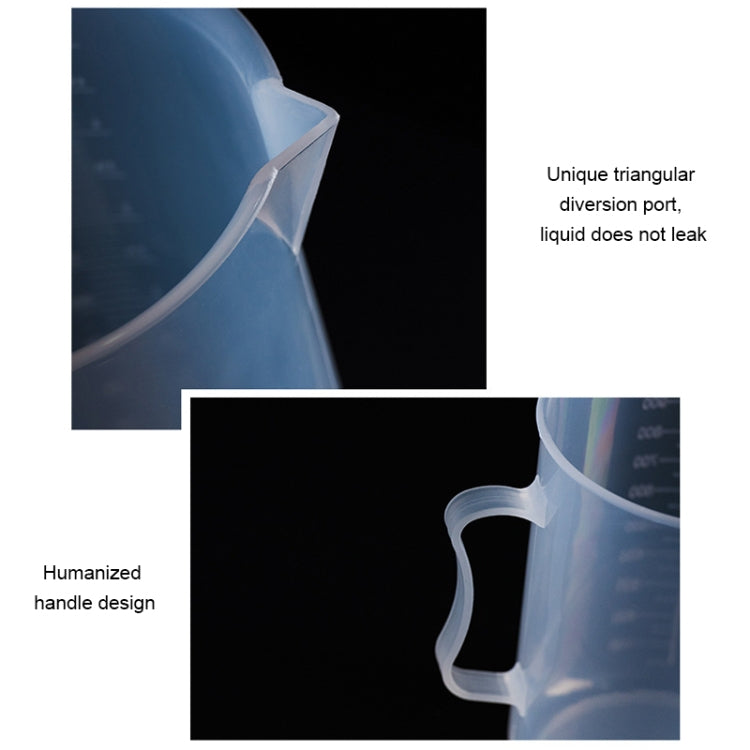 10 St. 250ml PP-Kunststoff-Flasche in Lebensmittelqualität, digitaler Messbecher, Zylinderskala, Messglas, Laborwerkzeuge, 250ml
