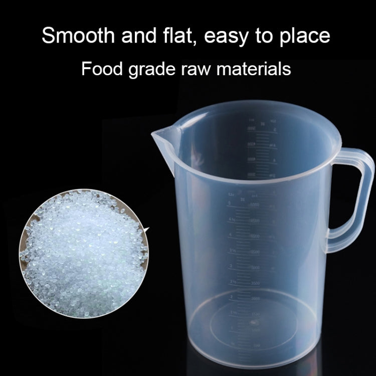 5000 ml Messbecher aus PP-Kunststoff in Lebensmittelqualität mit digitaler Skala, Labormessbecher, 5000 ml