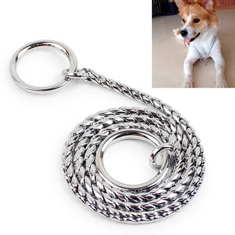 40 cm langes Haustier-Halsband mit Schlangenkette, Hundehalsband, 40 cm