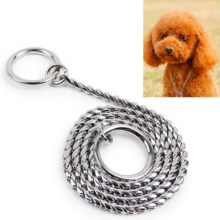 50 cm x 4 mm Haustierkette, Hundehalsband, Schlangenkette, Hundehalsband, 50 cm x 4 mm