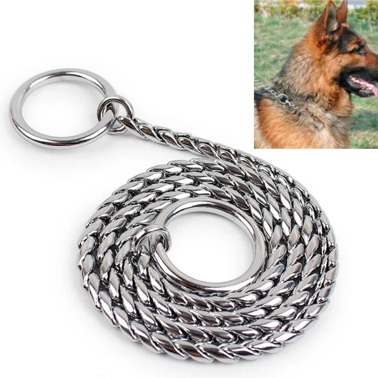 70 cm langes Haustier-Halsband mit Schlangenkette, Hundehalsband, 70 cm