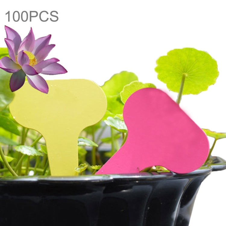 100PCS Blumen-Etikett Garten-Etikett Wasserdicht kleine Karte Stecketikett Topf-Etikett, zufällige Farblieferung, Pflanzenetikett 3
