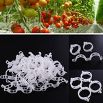 500 PCS 25mm Plastic Fixed Tie Clip Hanging Crane Folder Vines Plant Fixed Clip, 500 PCS