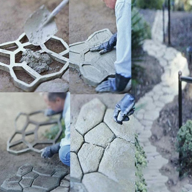Handbuch Zement Beton Straßenform Kunststoffform DIY Gartenpflasterform, Gartenpflasterform