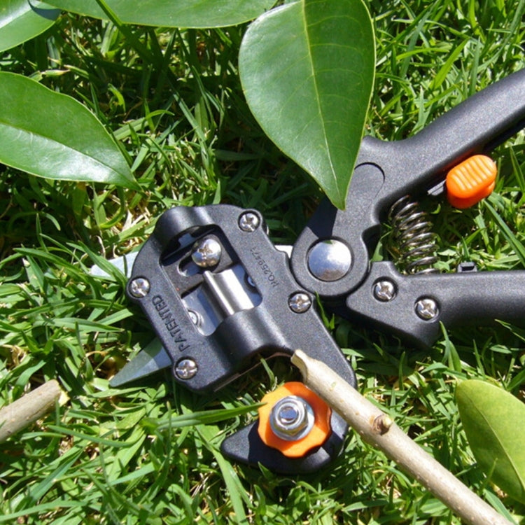 Professionelles Veredelungswerkzeug-Set, Gartenschere, Veredelungsmaschine für Sämlinge, Veredelungsvorrichtung mit drei Klingen, einem Kreuzmesser, einem Schraubenschlüssel, Schwarz
