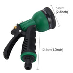 8-Funktionen Garten-Wasserpistole Multifunktionale Spritzpistole Gartenbrause Bewässerungspistole, 8 Funktionen