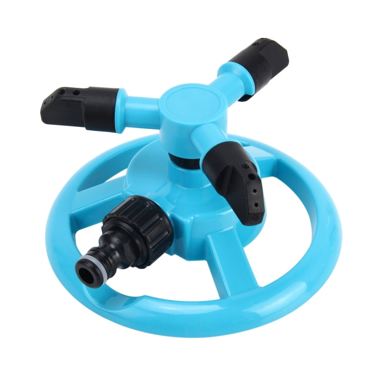 Garden Automatic Rotating Nozzle 360 Degree Rotary Automatic Sprinkler Garden Lawn Watering Nozzle Irrigation Nozzle with 1/2 inch Water Hose Connector, With 4 inch Water Hose Connector