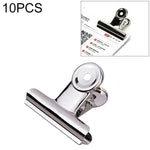 10 Stück 50 mm Silber Metall Edelstahl Runde Büroklammern Briefpapierklammern Bürobinderklammern, 10 Stück / 50 mm