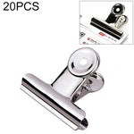 20 Stück 31mm Silber Metall Edelstahl Runde Klammer Notizen Brief Papier Clip Büro Klammer, 20 STÜCK / 31mm
