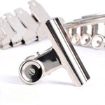 20 Stück 31mm Silber Metall Edelstahl Runde Klammer Notizen Brief Papier Clip Büro Klammer, 20 STÜCK / 31mm