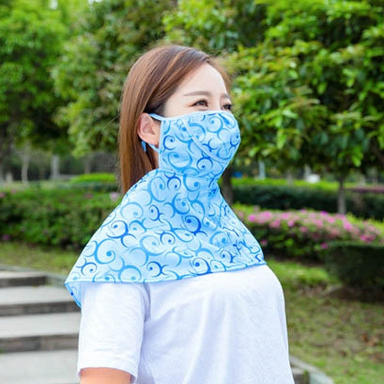 Sommer-Schals Anti-UV-Maske Reit-Nackenschutz Atmungsaktive Outdoor-Sonnenschutzmaske, Zufällige Farblieferung, Anti-UV-Maske